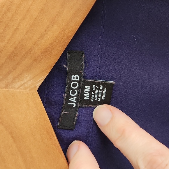 Jacob purple oversized blouse - Picture 3 of 9